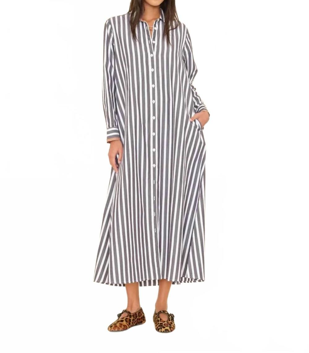 NEW XIRENA boden maxi dress in ink stripe